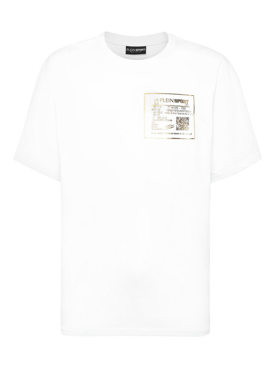 Plein Sport Plein Sport T-shirt 24075 Bianco Regular Fit