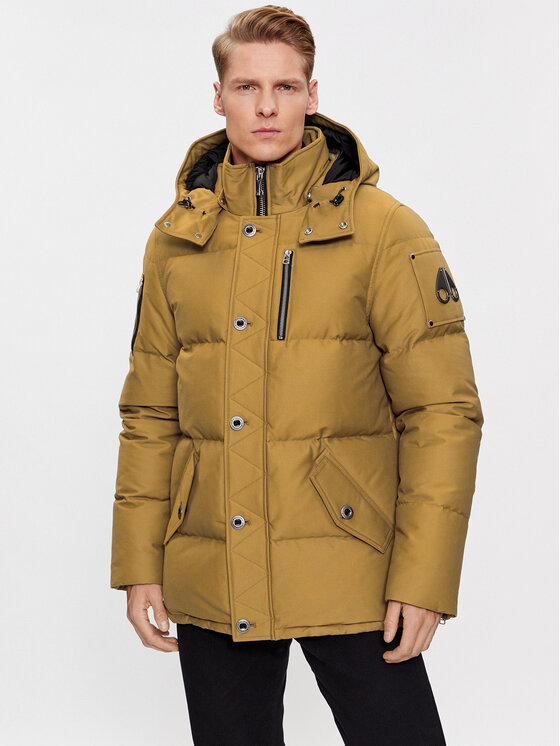 Moose Knuckles Vatovaná bunda Forrestville M32MJ128N Hnedá Regular Fit