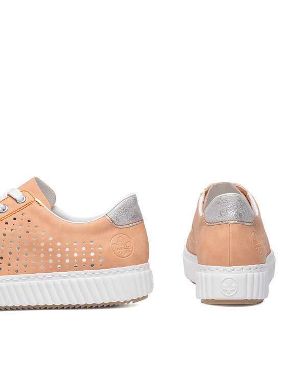 Rieker Rieker Sneakersy M3901-38 Pomarańczowy