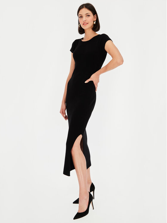 L’AF L’AF Sukienka koktajlowa Livia Czarny Slim Fit