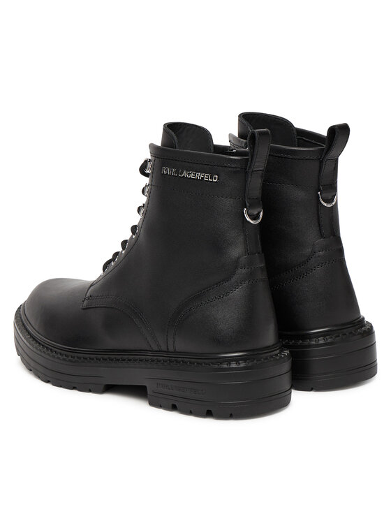 KARL LAGERFELD KARL LAGERFELD Schnürstiefeletten Miles KL10255 Schwarz