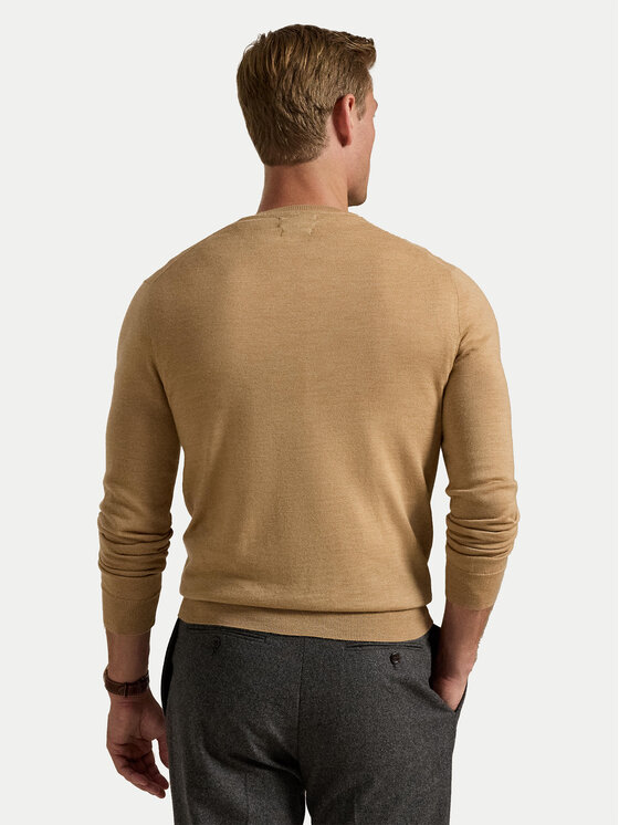 Polo Ralph Lauren Polo Ralph Lauren Πουλόβερ 710946143009 Μπεζ Slim Fit