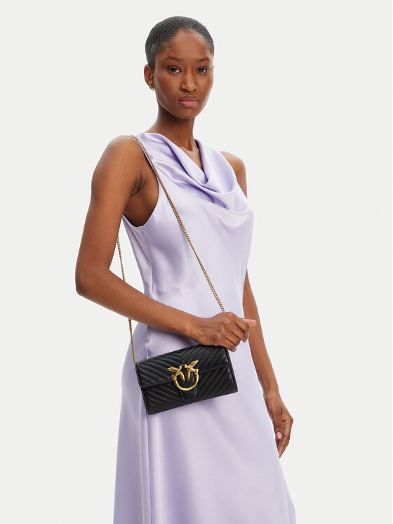 PINKO Pinko Torbica Love One Wallet C PE 23 PLTT 100062 A0GK Crna