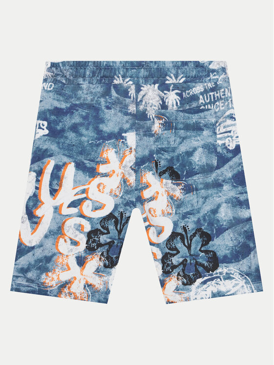 Guess Guess Szorty sportowe L5GD13 KA6R4 Niebieski Regular Fit