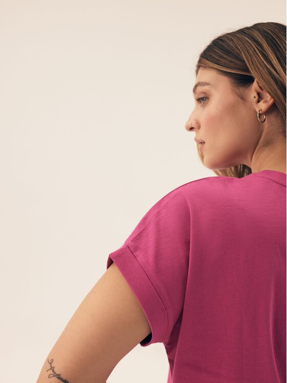 Esotiq Esotiq T-Shirt 42814 Różowy Regular Fit