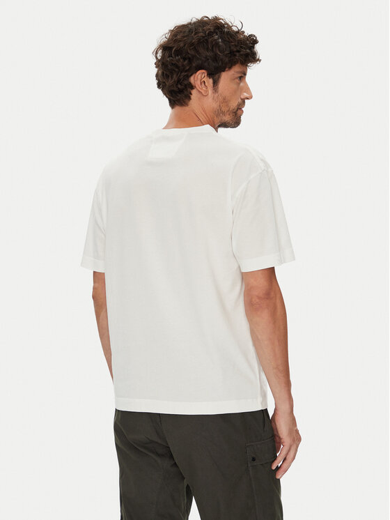 C.P. Company C.P. Company T-krekls 19CMTS092A005100W Écru Regular Fit