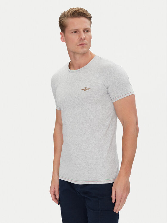 Aeronautica Militare Aeronautica Militare T-Shirt AM1UTI003 Šedá Regular Fit