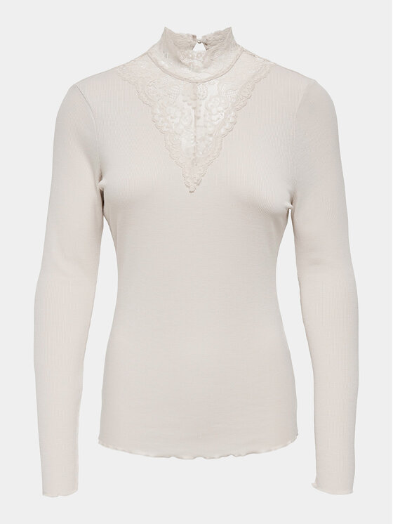 ONLY ONLY Majica Luxi 15310698 Bež Regular Fit