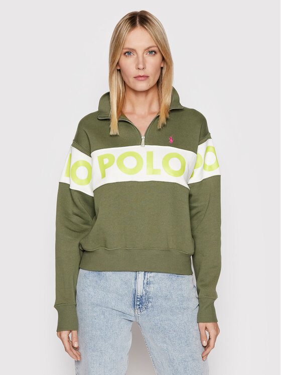 Polo Ralph Lauren Polo Ralph Lauren Світшот 211856675001 Зелений Relaxed Fit