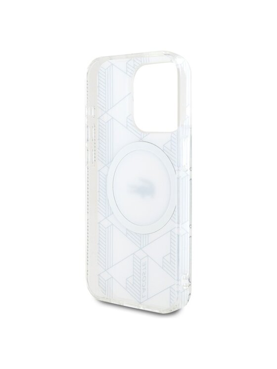 Lacoste Lacoste Etui na telefon Apple iPhone 15 Pro Szary