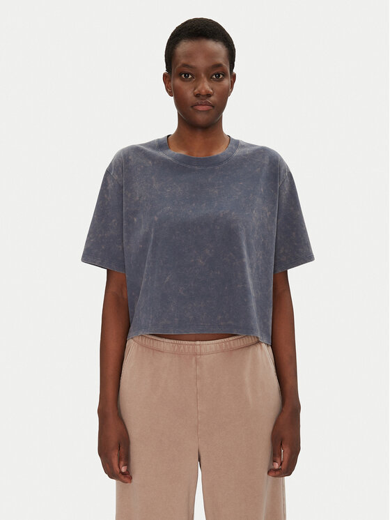 Under Armour Under Armour Póló Rival Wash 1389724 Sötétkék Loose Fit