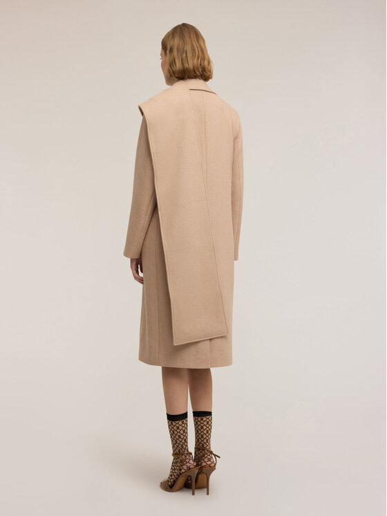 Motivi Motivi Cappotto 0006Q100635N012 Écru Regular Fit