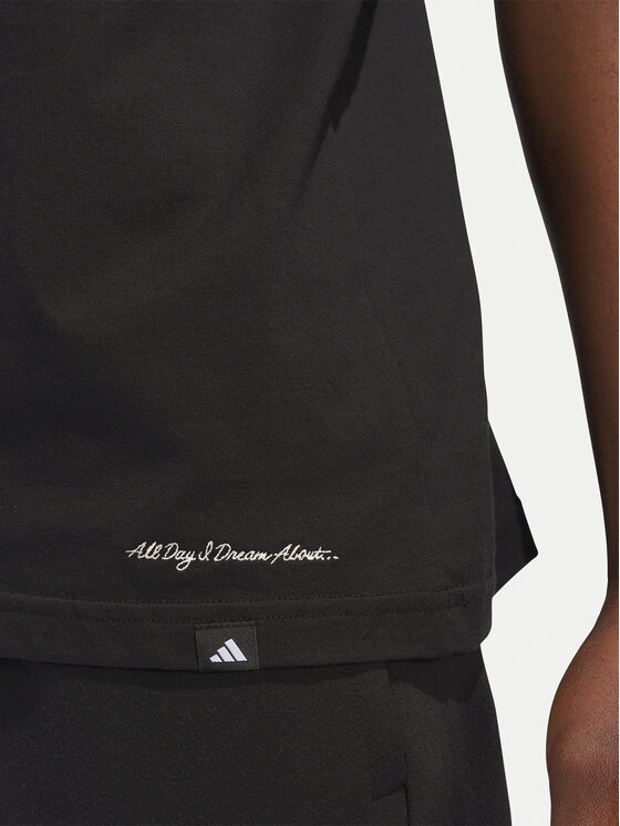 adidas adidas T-Shirt All Day I Dream About Summer JI9417 Czarny Regular Fit