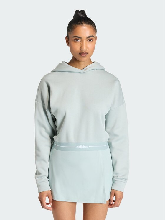 adidas adidas Bluza techniczna 158863 Zielony Loose Fit