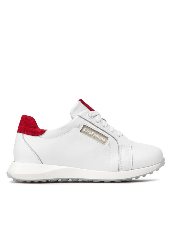 Sneakers Solo Femme D0102-01-N01/I75-03-00 Biały/Czerwony