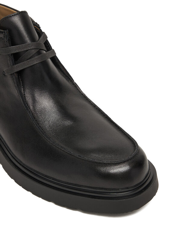 Calvin Klein Calvin Klein Bakancs Combat Apron Mid Boot Lth YM0YM01445 Fekete