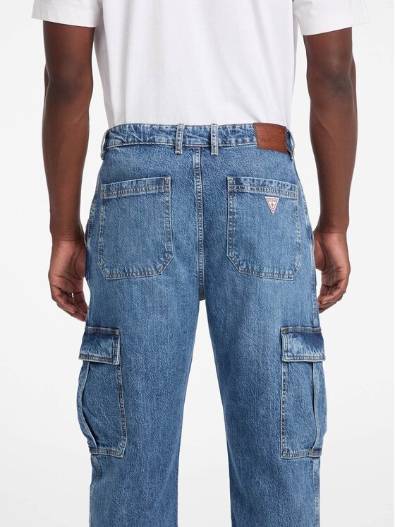Guess Jeans Guess Jeans Jeansy 170141 Niebieski Regular Fit