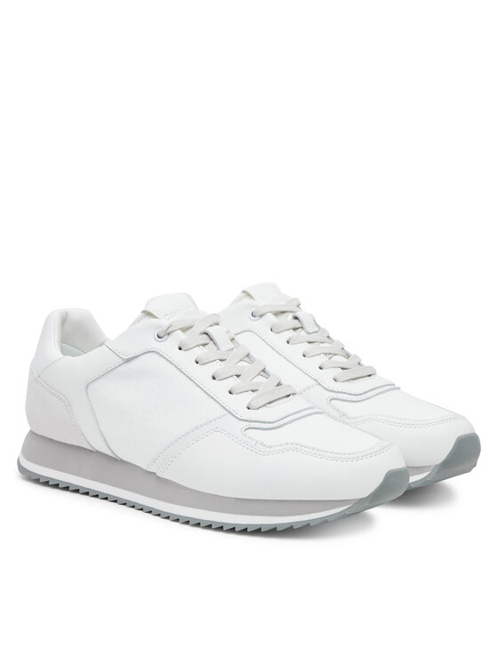 Calvin Klein Calvin Klein Sneakersy Low Top Lace Up Lth Mono HM0HM01807 Szary