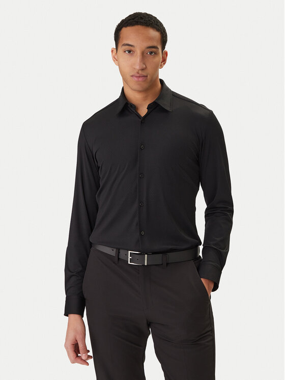 BOSS BOSS Camicia P-Roan 50556796 Nero Slim Fit