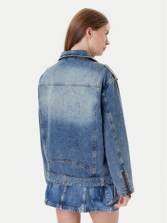 Guess Guess Kurtka jeansowa W5YN70 D4XYZ Niebieski Regular Fit