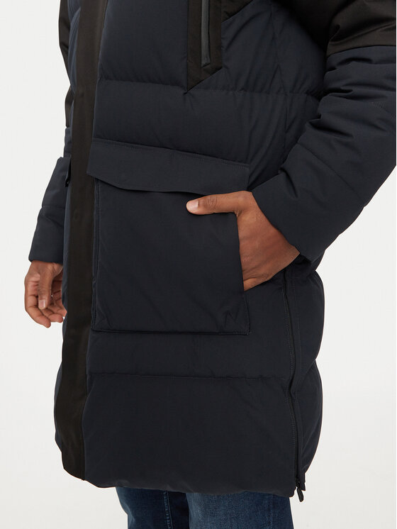 BOSS BOSS Vatovaná bunda 50515113 Tmavomodrá Regular Fit