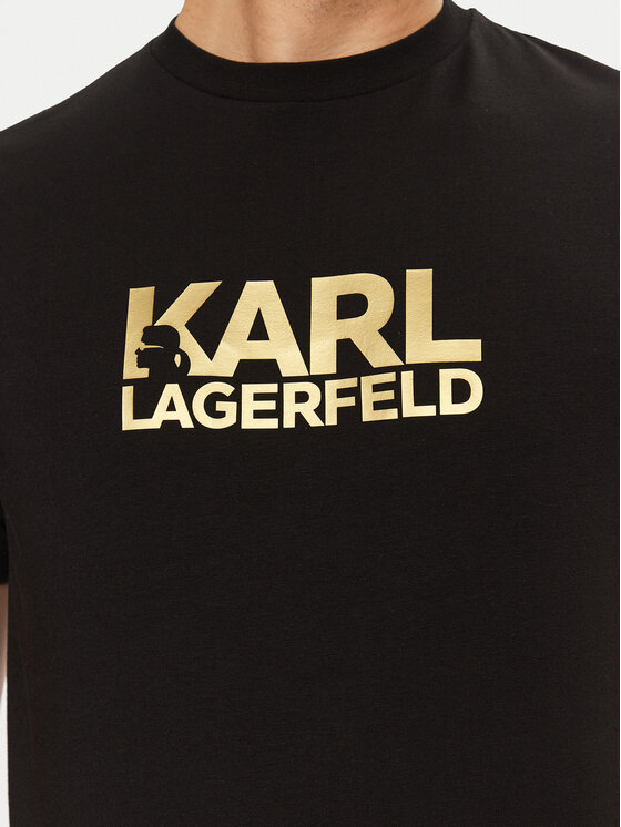 KARL LAGERFELD KARL LAGERFELD T-särk 755087 551235 Must Regular Fit
