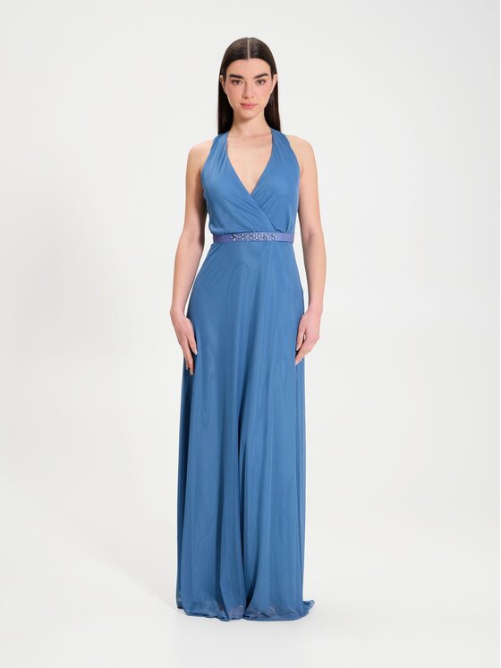 Rinascimento Rinascimento Abito da cocktail CFC0117839003 Turchese Regular Fit