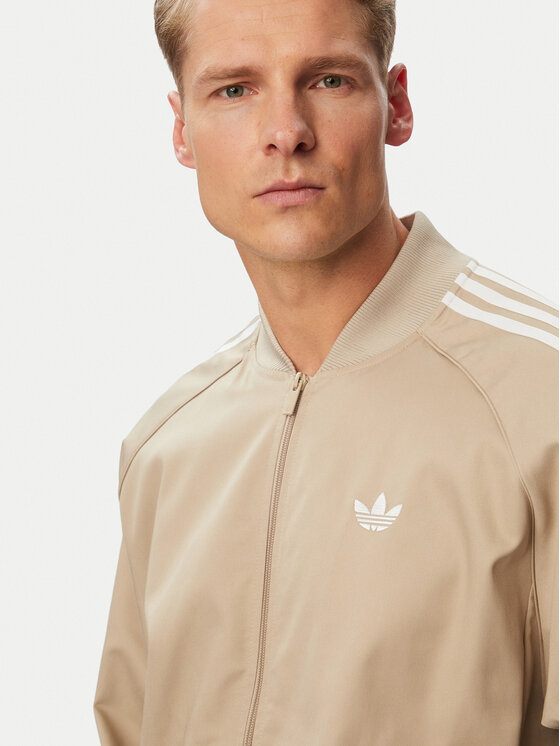 adidas adidas Pulóver Sst Adicolor Classics Cotton Twill KR1369 Bézs Regular Fit