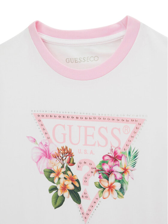 Guess Guess T-Shirt J6GI23 K6YW4 Λευκό Regular Fit