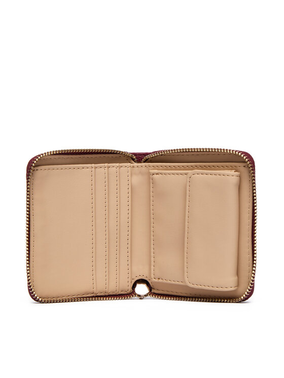 Guess Guess Мале жіноче портмоне Laurel II Slg SWBG74 59137 Бордовий