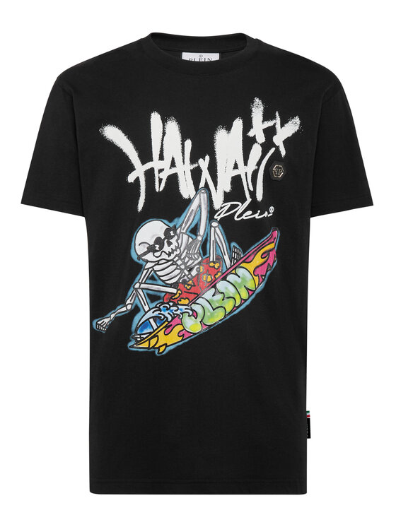 PHILIPP PLEIN PHILIPP PLEIN T-Shirt 1989 Černá Regular Fit