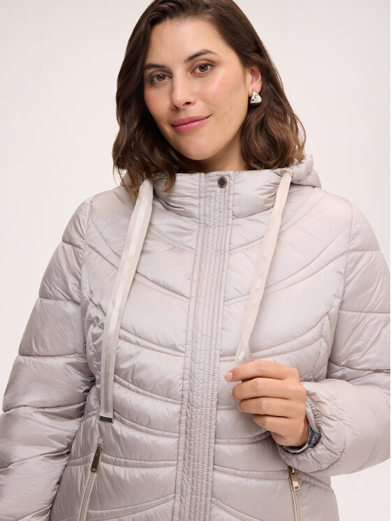 Fiorella Rubino Fiorella Rubino Kurtka puchowa F070T001509N013 Szary Over Fit