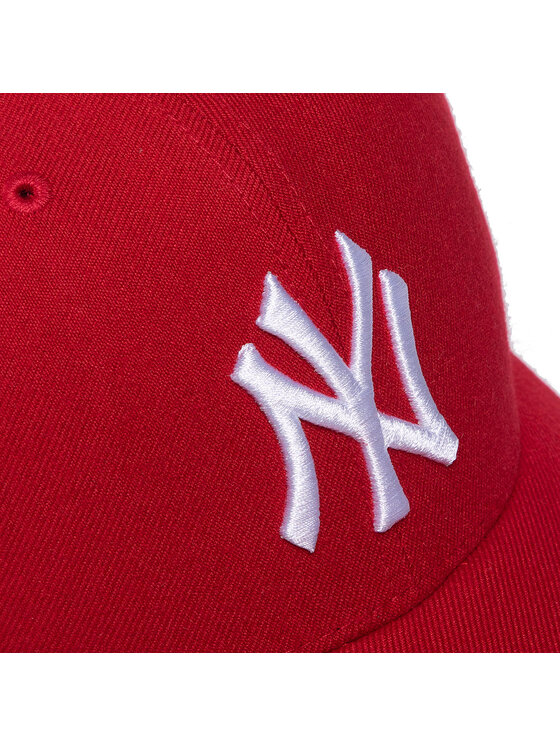 47 Brand 47 Brand Шапка с козирка Mlb New York Yankees Cold Zone '47 Mvp Dp B-CLZOE17WBP-RD Червен