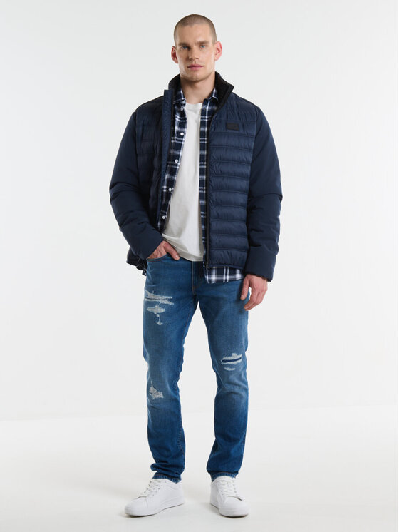 BIG STAR BIG STAR Jeansy TERRY CARROT_419_190 Niebieski Tapered Fit