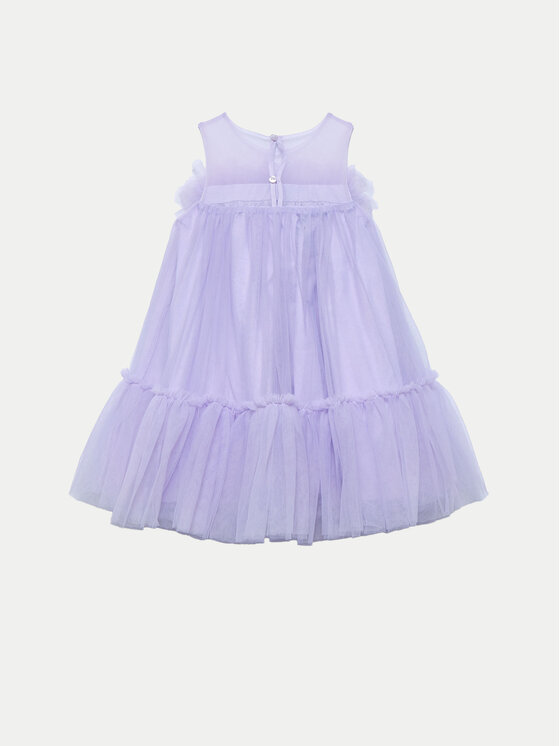 Abel & Lula Abel & Lula Sukienka elegancka 5051 Fioletowy Regular Fit