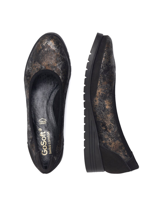 Go Soft Go Soft Ballerinas EST-TOMI-02 Schwarz