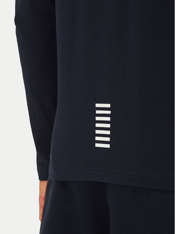 EA7 Emporio Armani EA7 Emporio Armani Marškinėliai ilgomis rankovėmis 8NPT28 PJVQZ 1562 Tamsiai mėlyna Slim Fit