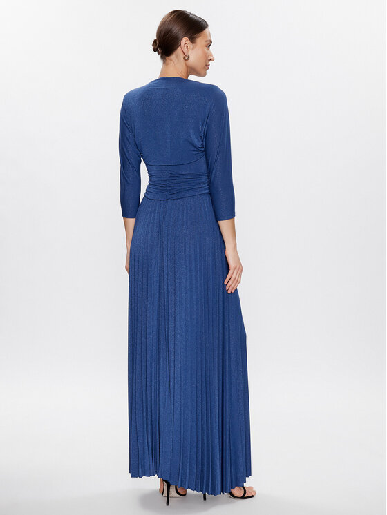 Marella Marella Koktel haljina Venere 2336310332 Plava Regular Fit