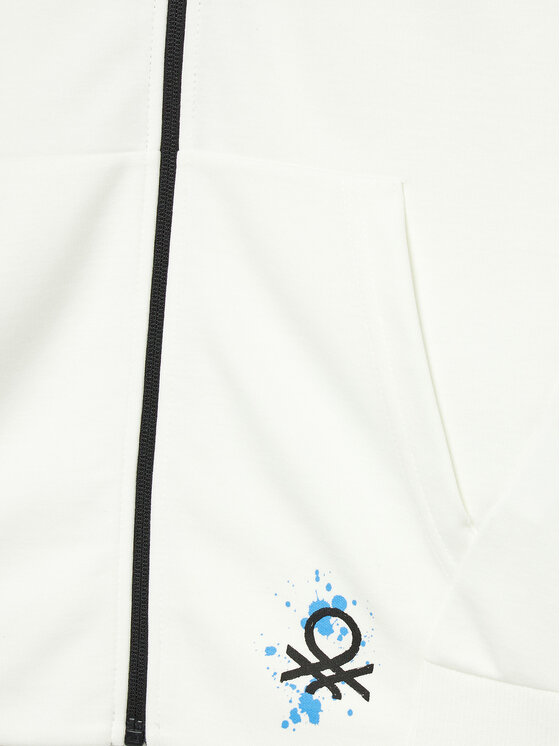 United Colors Of Benetton United Colors Of Benetton Μπλούζα 330SC503Z Λευκό Regular Fit