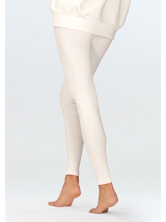 DKaren Sport DKaren Sport Legginsy Oseye Écru Classic Fit
