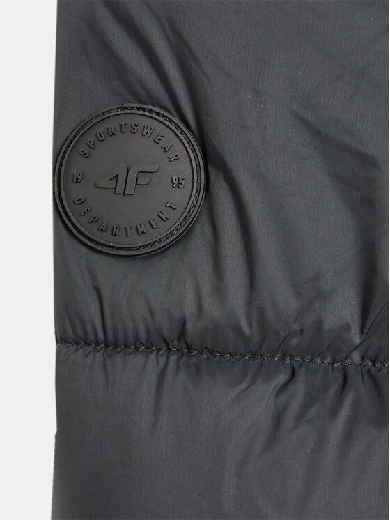 4F 4F Зимова куртка 4FJWAW24TDJAF450 Чорний Loose Fit