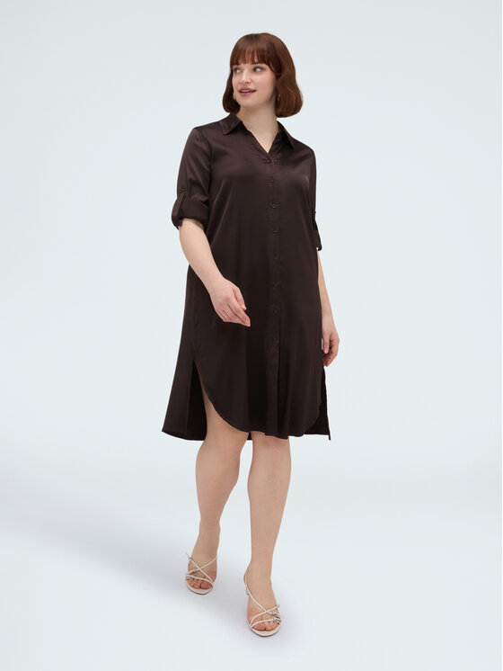 Fiorella Rubino Fiorella Rubino Abito da sera 7038T001804N022 Marrone Regular Fit