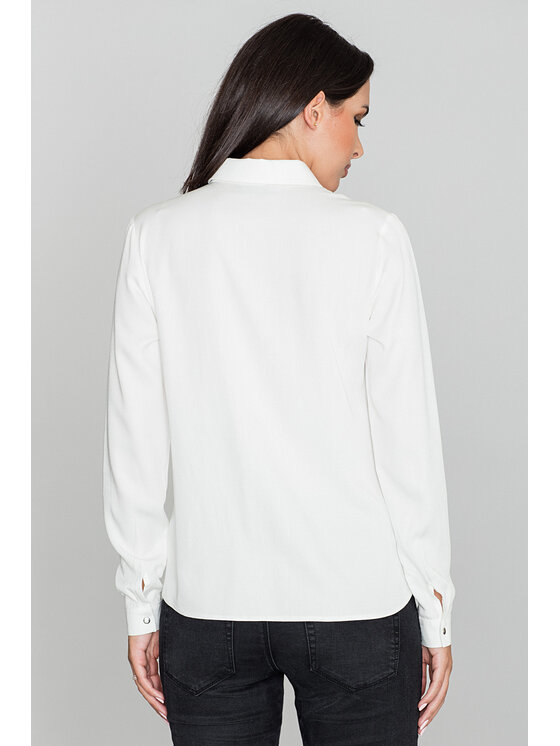 FIGL FIGLFIGL Camicia M581 Écru Regular Fit