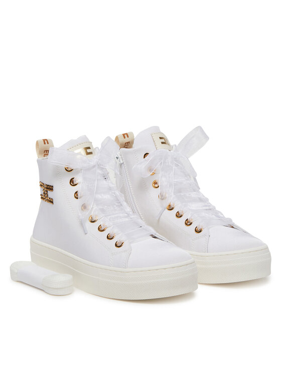 Elisabetta Franchi Elisabetta Franchi Laisvalaikio batai F4-A9E-0243 Balta