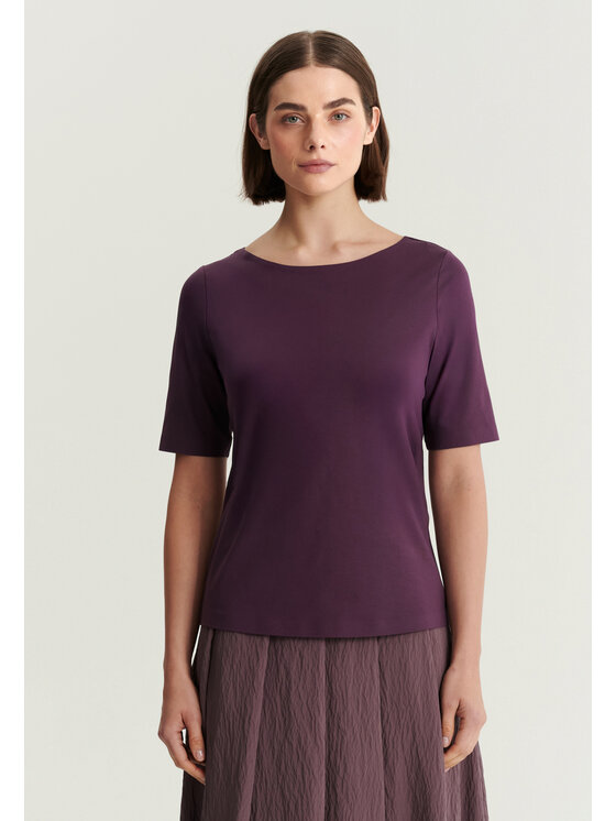 TATUUM TATUUM Bluzka MIKAJO Fioletowy Classic Fit