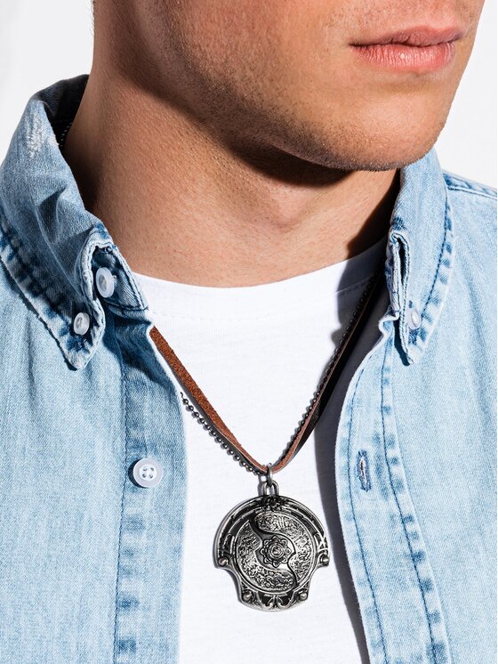 Naszyjnik Ombre, Srebrny, A361