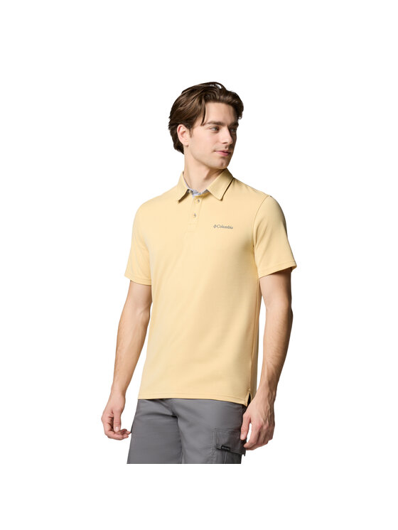 Columbia Columbia Polo Columbia Nelson Point Polo Żółty Regular Fit