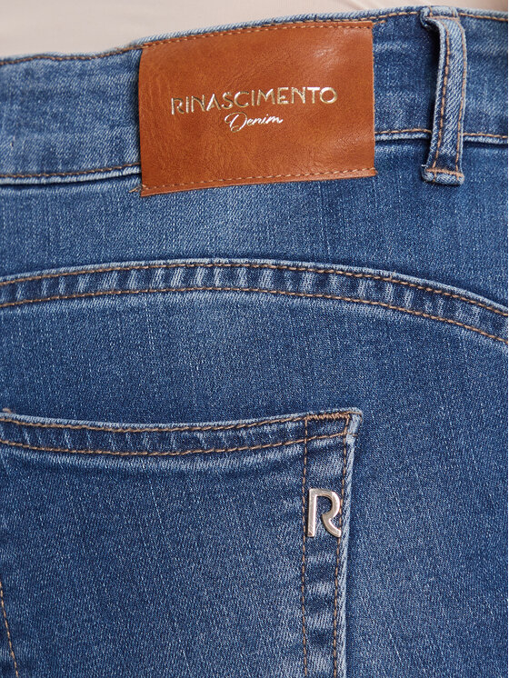 Rinascimento Rinascimento Jeans hlače CFC0126201003 Modra Slim Fit