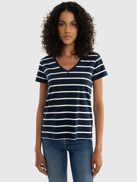 BIG STAR BIG STAR T-Shirt RETINA_403_150 Granatowy Classic Fit