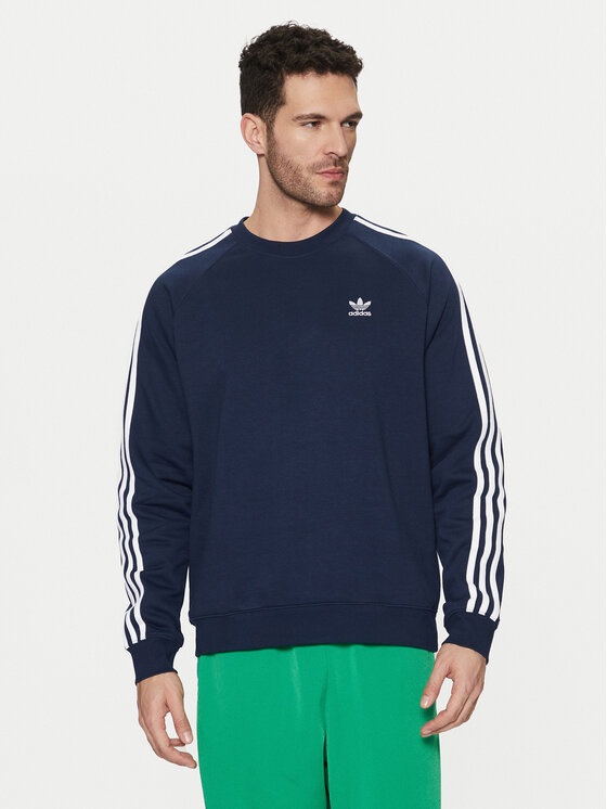 adidas adidas Bluză adicolor Classics 3-Stripes IM4515 Bleumarin Regular Fit